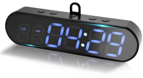 Candeon Fitness Minuteur, Timer Intervalles D'entraînement Minuterie De Gym Magnétique Avec10 Fonctions, LED Minuteur D'entraînement Portable Minuteur Sport Rechargeable USB, Compte à Rebours/Haut
