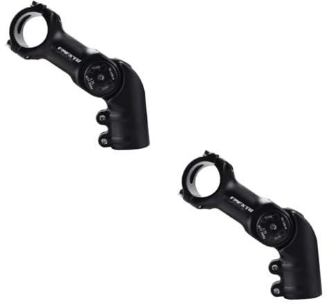 Toddmomy 2st MTB Riser Vorbau Statisches Heimtrainer MTB-vorbau Lenkervorbauverlängerung Lenkerverlängerung Fahrrad Vorbau Verlängerung Lenkeradapter Fahrrad Vordere Erhöhen