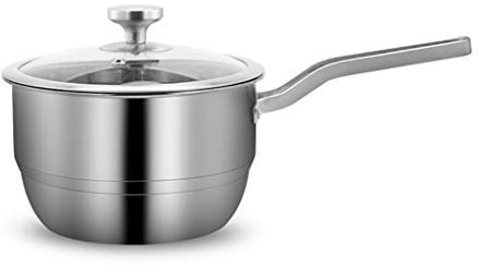 RAUGAJ Pots,Saucepans with Lid,Vision Sauce Pan with Glass Lid,Small Milk Pan for Home Kitchen Restaurant Cooking