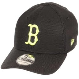 New Era Boston Red Sox MLB Diamond Era Black Yellow 39Thirty Stretch Cap - S-M (6 3/8-7 1/4)