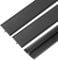 sourcing map 3 Pcs Aluminum T Molding Floor Transition Strip, 0.8x3 Ft Moulding Transition Strip for Doorway, Laminate Flooring, Joining Flooring Gaps of Laminate Planks Tile, Black