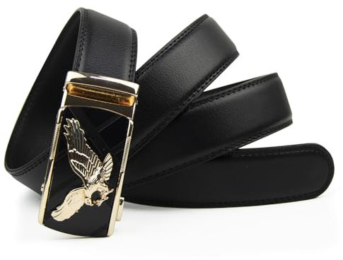 Glamexx24 Gürtel Automatik für Herren - Business und Jeansgürtel MetallFALSE, Anzug und mehr