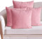 Pameil 4er Set Kordsamt Kissenbezug 40x40cm Kissenbezüge Kissenhülle Sofakissen Dekokissenbezug Couchkissen Weich für Sofa Schlafzimmer Wohnzimmer Balkon (Rosa, 40 x 40 cm, 4 Stück)