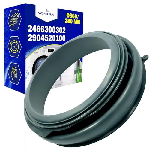 Washing Machine Door Seal with the Original Code 2466300302 2904520500 2904520100 for Arcelik for Beko - Warranty 10 Years - MONTERAL