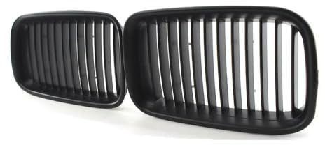 YCYHMHH Kühlergrill für BMW E36 1997 1998 1999 für BMW 318i 323i 325i 320i 328i, Schwarz