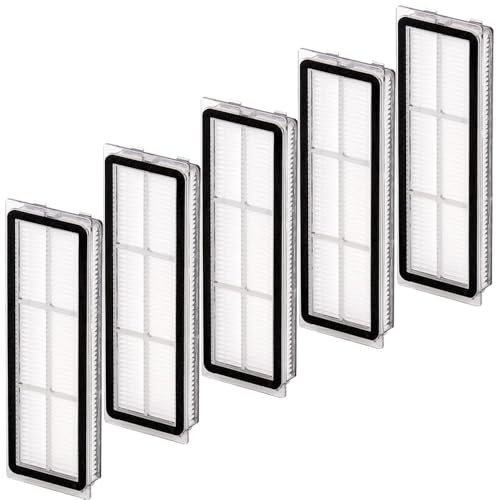 5 Stück HEPA-Filter kompatibel mit Dreame L10s Ultra, L10s Pro, L10 Ultra, Z10 Pro, S10, S10 PRO, S10 PLUS, B101CN, 1C, W10, X10+, L10 + plus, Z10 pro, D10 PLUS, Ersatz Filter für Xiaomi X20+, X10+