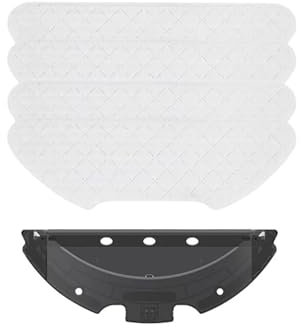 Lot De 15 Serpillères Jetables For Aspirateur Robot Lefant M1 U180 OKP K8, Avec 1 Support