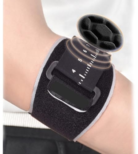 Winyoher Ellenbogenbandage Tennisarm Bandage Testsieger Herren Damen Manschette für Tennisarm Einstellbare Ellbogenschoner Leichte Epicondylitis Spange Golferarm Bandage Rechts und Links Kraftsport