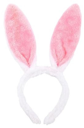 slothbyte Hasenohren Kostüm Stirnband mit Hasenohren für Erwachsene Ostern Haarreif als saisonale Deko für Karneval Party Halloween Cosplay Kostüm Maskerade Dekoration (1pcs)