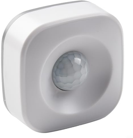 Wireless PIR Motion Sensor with 2.4GHz WiFi Connectivity, Compatible for Tuya for Smart Life App for Home Security Automation and Remote Control, 7m Detection Range, for battery Powered,