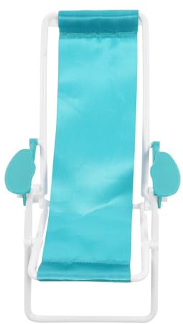 ifundom Faltbarer Kleiner Strandstuhl aus Kunststoff mit Stützrahmen Leichter Outdoor Liegestuhl für Camping Picknick und Strand