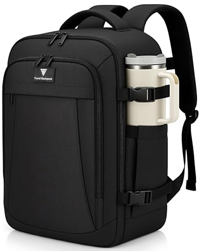 tilymol Reiserucksack für Frauen und Männer, 15,6 Zoll Laptoptasche flugzugelassen, Großer Handgepäck-Rucksack gegen Diebstahl für Reisen, Arbeit, Business, Wochenendausflug