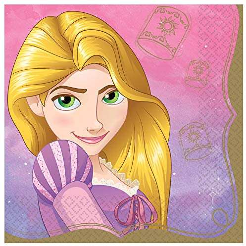 Tangled Disney Princess Rapunzel Lunch Napkins -16 pack