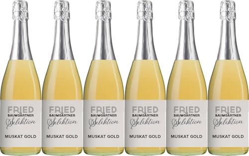 Fried Baumgärtner Sekt Muskat Gold Trocken (6 x 0.75 l)