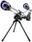 Astronomisches Teleskop (20X 30X 40X) für Kinder HD Refraktor Erziehungswissenschaften Anfänger Teleskop Reflektor Professionelle Teleskope mit Verstellbarem Stativ Sucherfernrohr (Silber)