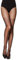 Merry Style Damen Strumpfhose mit Overknee Muster Strapsstrümpfe Fake 20 DEN GI1106 (Schwarz-1106, L)
