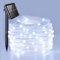 Ovker Solar Lichterschlauch Lichterkette, 100 LED Solar Weihnachtsbeleuchtung, Außen Garten Schlauch Lichterkette, 8 Modi wasserdicht Weihnachten Deko für Garten Innen Außen Party Hochzeit(Weiß)