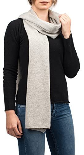 Dalle Piane Cashmere - Schal aus Kaschmir-Gemisch - Made in Italy - Damen, Farbe: Grau, Einheitsgröße