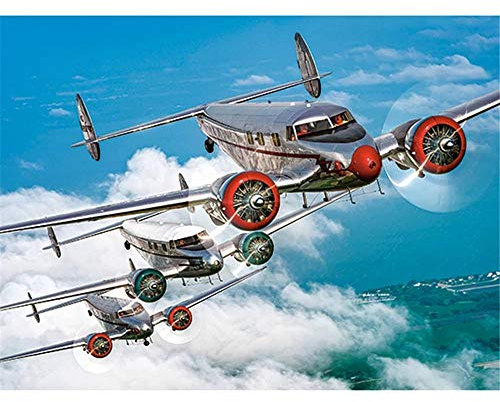 4000-piece Jigsaw Puzzle for Adults - Drei Flugzeuge am Himmel Puzzle 4000-piece Jigsaw Puzzle for Adults-55.70x34.44 Zoll (141.5 x 87.5cm)