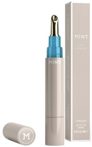 MINT Lipgloss pH Blue Lip Glow - Lipgloss - Mit Sofort-Whitening-Effekt für die Zähne - (1 x 4 ml) - By Dr. Mintcheva…