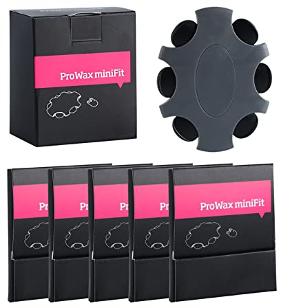 ProWax MiniFit Lot de 5 filtres à cire transparents pour appareils auditifs Oticon ProWax MiniFit