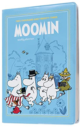 Grupo Erik Terminkalender 2023 - Moomin Terminkalender A6 Format - Kawaii Kalender - Taschenkalender 2023 - Wochenplaner - Personal Organizer auf Englisch - FSC-zertifiziert