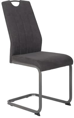 RASANTI Schwingstuhl 1 Stück Metall grau Vintage anthrazit