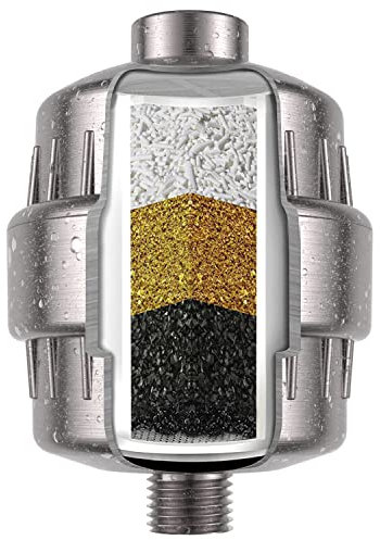 Mehrstufiger Duschfilter, Duschkopffilter mit verbesserter Formel, entfernt Chlor, reduziert trockene, juckende Haut, Schuppen und verbessert drastisch den Zustand Ihrer Haut, Haare und Nägel,