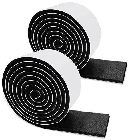Filzgleiter Selbstklebend, 2 Rollen Filzstreifen, Möbelgleiter Selbstklebend, Stark Klebendes Gleitmatten Band (2x150cm * 5cm)