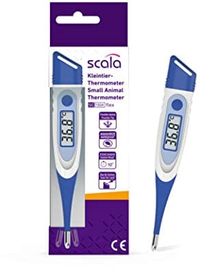 scala SC 1504 flex Haustier Thermometer für Kleine Säugetiere zur einfachen und schnellen messung der Körpertemperatur