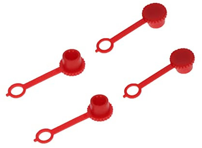4X Kappe rot für Bremssattel Entlüfterschraube M10 Bremsenentlüfter