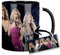 MasTazas Celine Dion D Tasse Ceramique Intérieure et Poignée Noire Mug