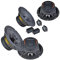 Mediadox Front/Heck 16,5cm/165mm Auto Lautsprecher/Boxen/Speaker Komplett-Set von Ground Zero kompatibel für VW Volkswagen