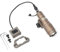 QIRUIMY Linterna táctica M300A con interruptor de almohadilla de presión, 600 lúmenes linterna Scout luz para M-lok Keymod 20 mm Picatinny Rail System marrón
