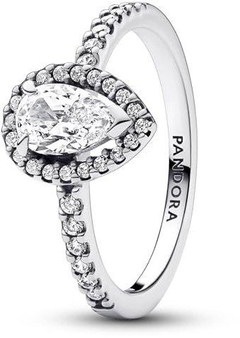 Pandora Timeless Ring Tropfen, Sterlingsilber, mit klarem Cubic Zirkonia
