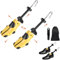 Tigcent Shoe Stretcher Women Men Wide Feet, Shoe Tree Adjustable Length & Width Shoe Shaper Expander Width Extender (4-7)
