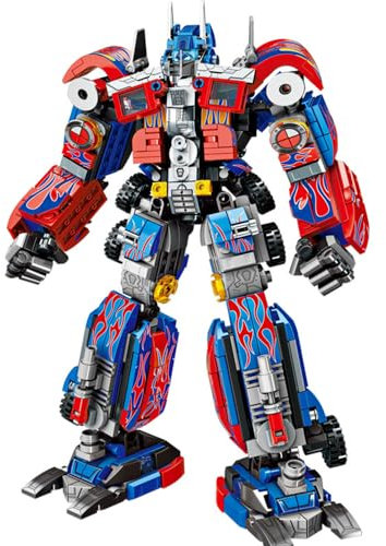 Optimus Prime Building Block Set, Transformers Spielzeug, Roboter Modelle, Weihnachten, Geburtstag Geschenke, Sammlerstücke…