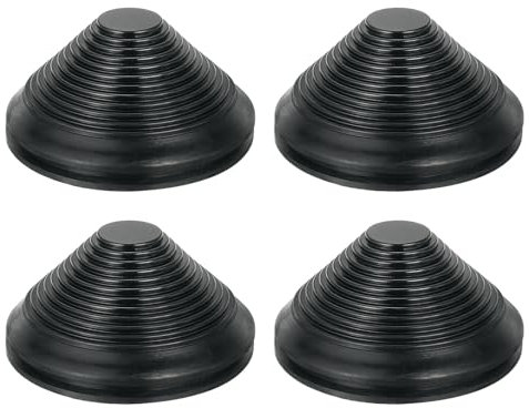 QUARKZMAN 4 Stück Kabeldurchführung Turmförmige 110mm 4,33 Zoll Bohrloch, Gummistopfen Gummitüllen Gummidichtungen Set für Maschinen, Elektrogeräte, Kabel, Draht, Stecker