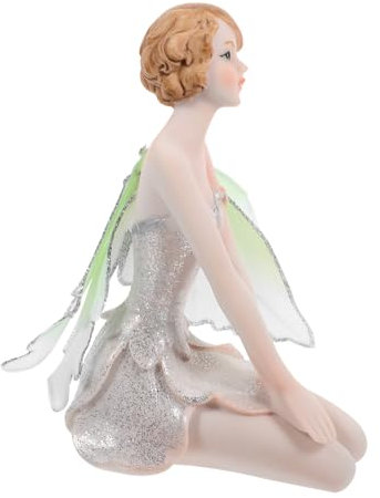 KITANDOVE 1stück Resin Flower Fairy Ornament Kreative Dekoration Für Auto Und Tisch Home Decor Für Und Anlässe Robust Und Langlebig Tischdeko Für