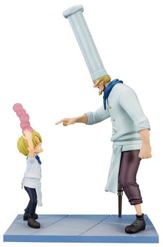 Ichibansho Figure - One Piece - Sanji & Zeff (Road to Down), Bandai Spirits Revible Moment Collectible Statue