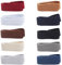 PH PandaHall Elastisches Band, 20 Meter, 10 Farben, 3,8 cm breit, gestrickt, elastische Spule, Vintage, elastischer Stoff, dehnbar, flach, elastisch, gestrickt, für Hosen, Bund, Mützen, Nähen