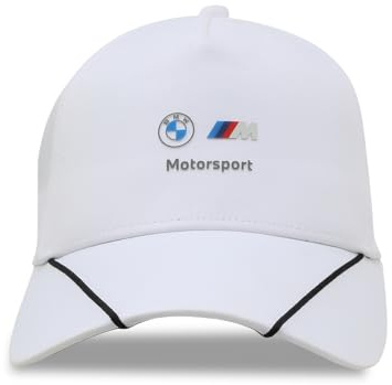 PUMA Unisex BMW M Motorsport Baseball Cap Baseballkappe, weiß, Einheitsgröße