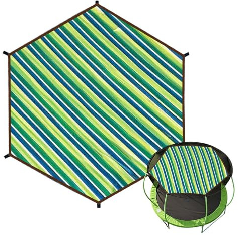 Trampoline Top Shade Cover, Waterproof UV Trampoline Sun Protection Cover 6ft, 8ft, 10ft, 12ft, 14ft, 15ft For Outdoor Backyard Garden Use