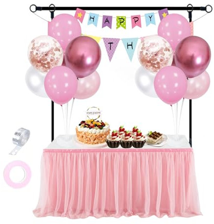 Verstellbare Tischbogenstützen 80-250cm,Dekostange für Tisch,Tisch Rod Stand Hochzeit Bogen,Tischständer Mit Klemme,DIY Geburtstagsdekorationen, Hängender Tischbogen Für Hochzeitm,Party