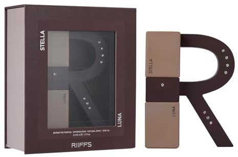 RIIFFS PARFUMS Stella & Luna, 50ml Each, Luxury Fragrance Duo Set, Natural Spray Perfumes