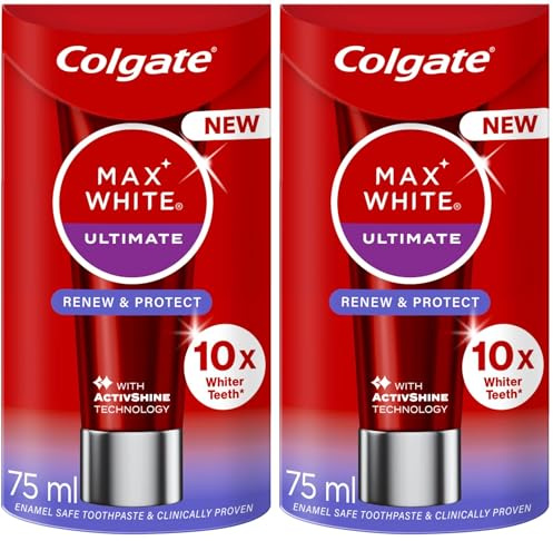 Colgate Max White Ultimate Renewal Toothpaste 75ml x 2