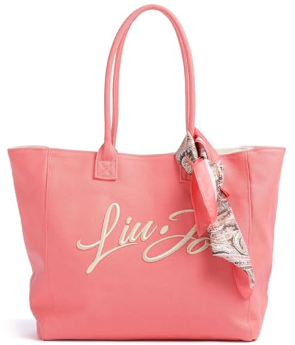 Liu Jo borsa shopper borsa a tracolla Plentia Tote Bag Sugar Coral rosa