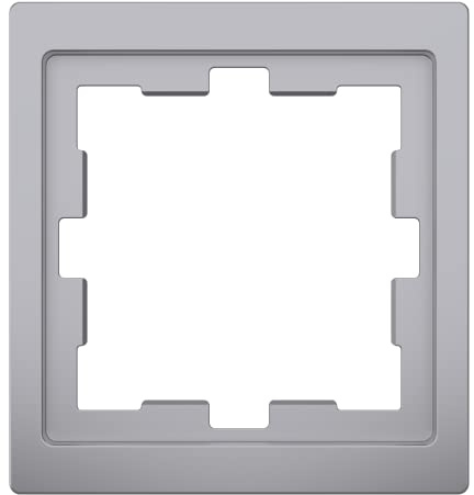 Schneider Electric Merten D-Life-Rahmen für Schalter und Steckdose, 1-fach, System Design, edelstahl, Artikelnummer MEG4010-6536, 1 Stück