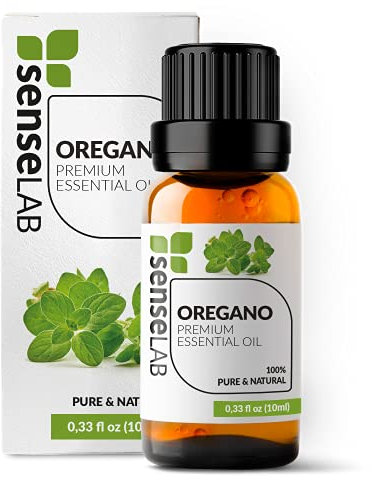 SenseLAB Huile essentielle d'origan - Huile d'origan naturelle 100% pure de qualité thérapeutique pour diffuseur d'aromathérapie - Huile pour le soin de la peau (10 ml)