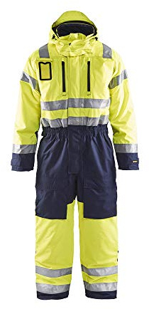 Blaklader 676319773389D104 Winteroverall, High Vis Gelb/Marineblau, Größe D104